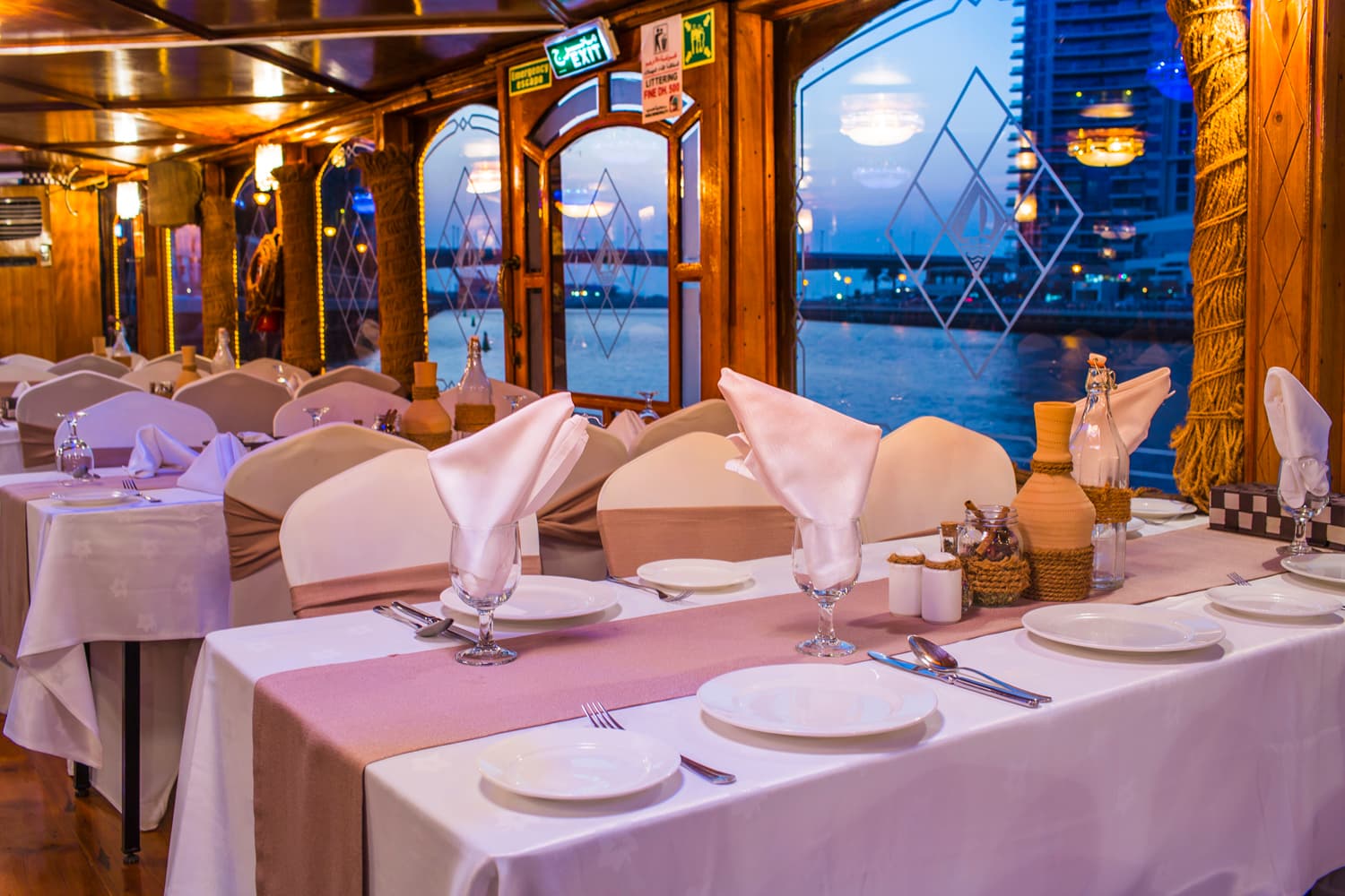 Lotus Royale Cruise with Dinner & Soft Drinks experience in Dubai - Image 11