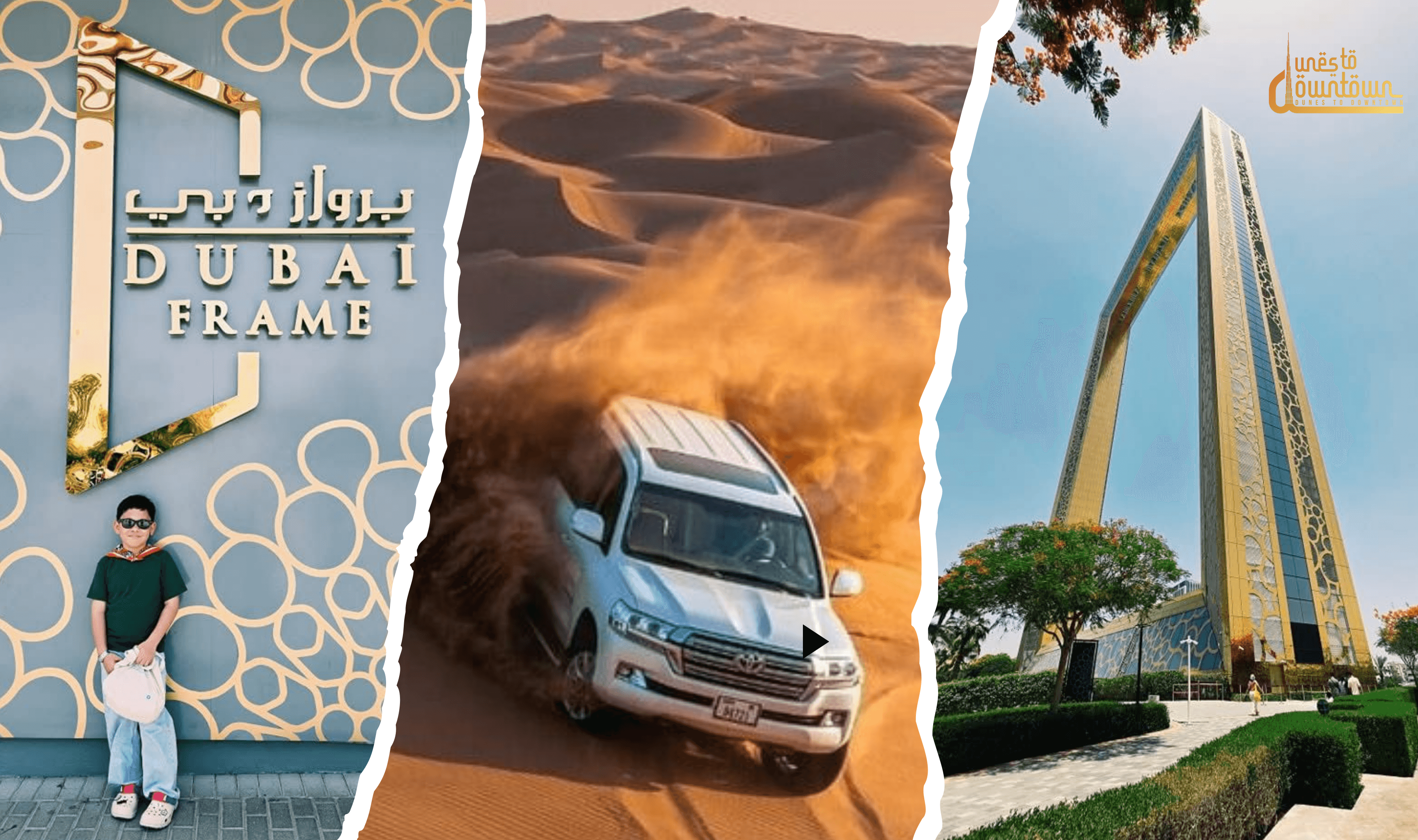 Dubai Frame & Desert Safari Combo Adventure experience in Dubai - Image 1