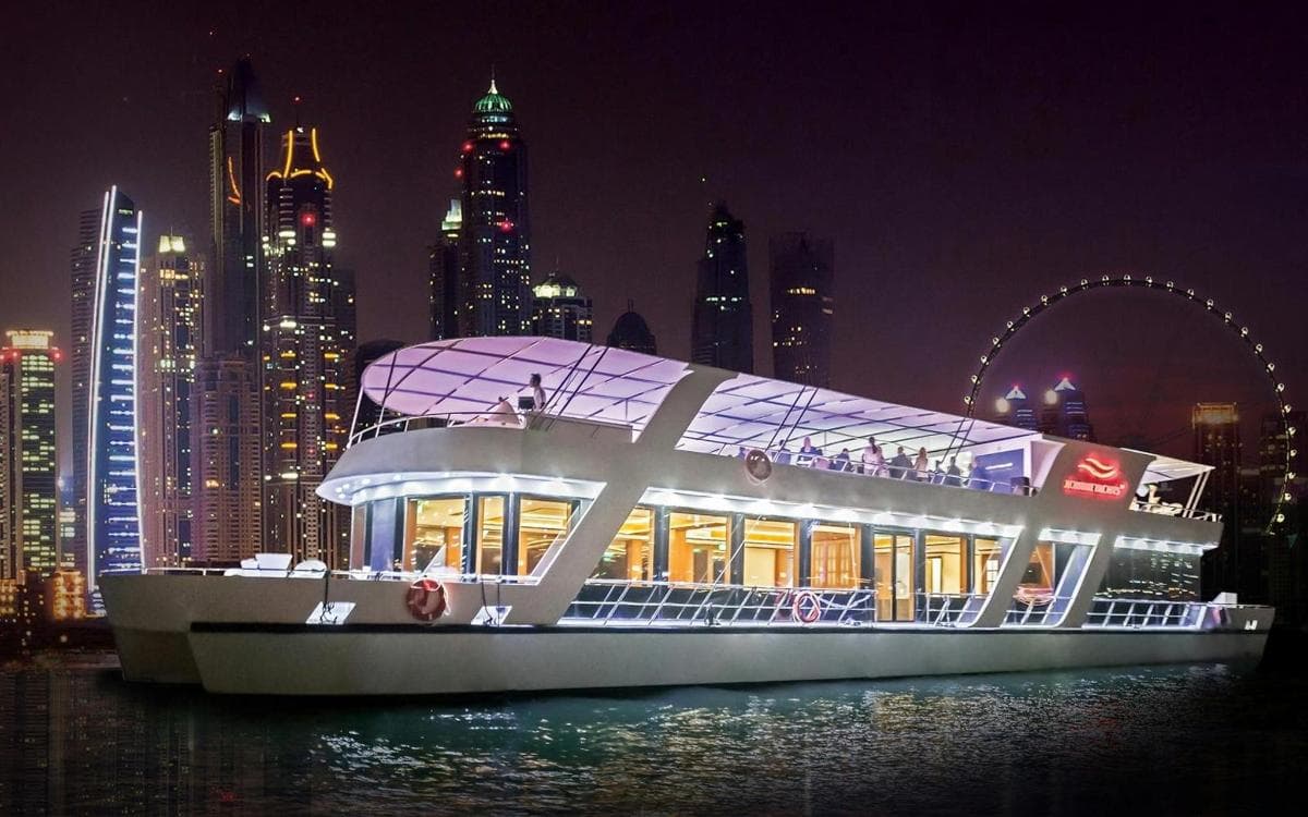 Celeste Sunset Cruise With Dinner & Views in Al Seef experience in Dubai - Image 3