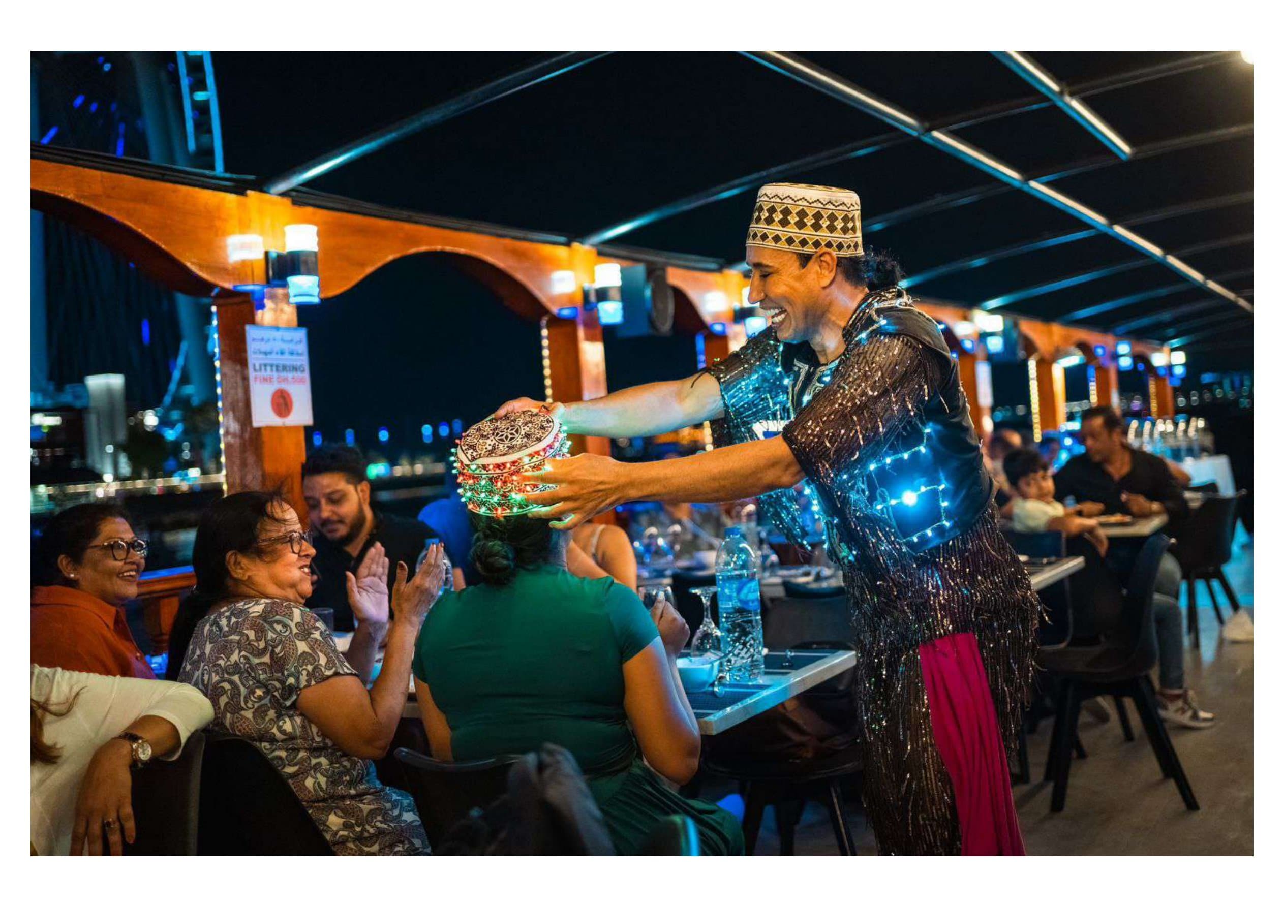 Evening Al Seef Dhow Cruise with Dinner experience in Dubai - Image 2